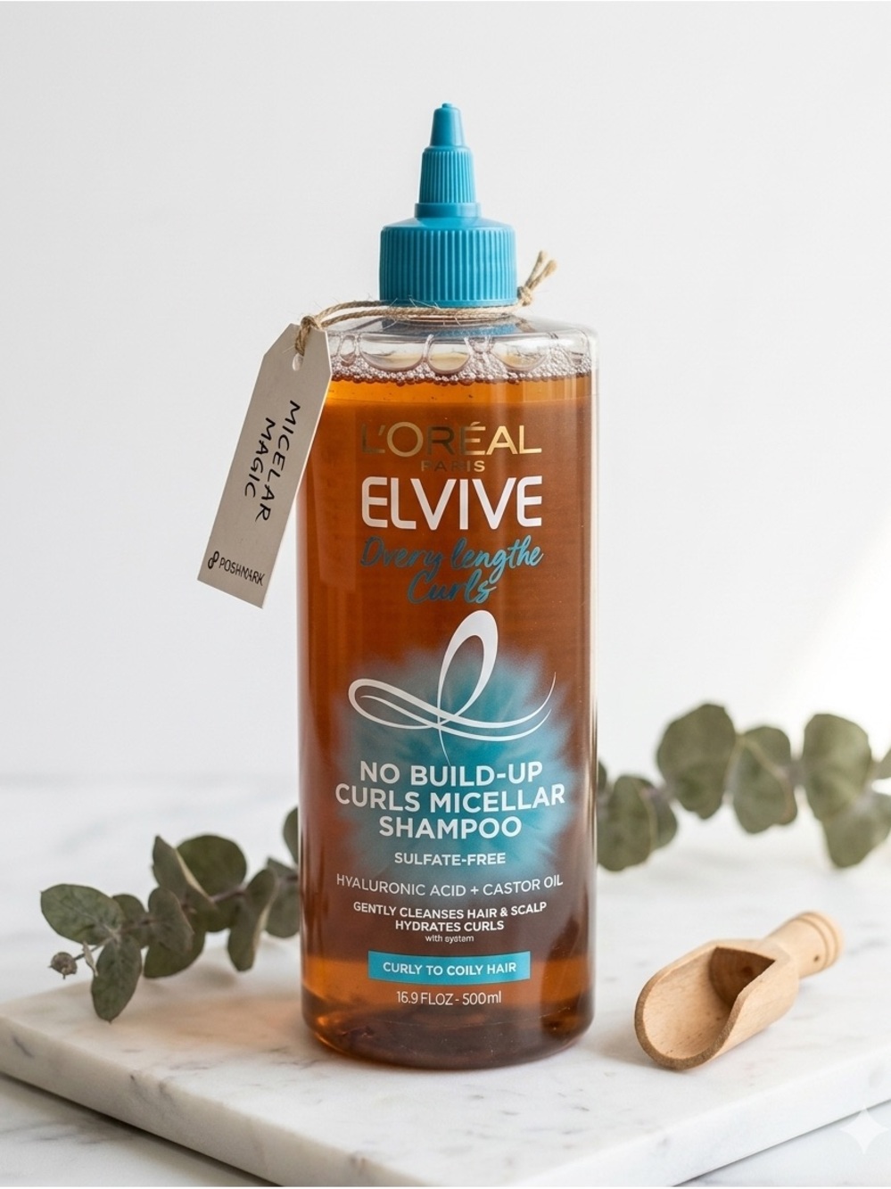 L'Oreal Elvive Micellar Shampoo - Blue and Brown Bottle